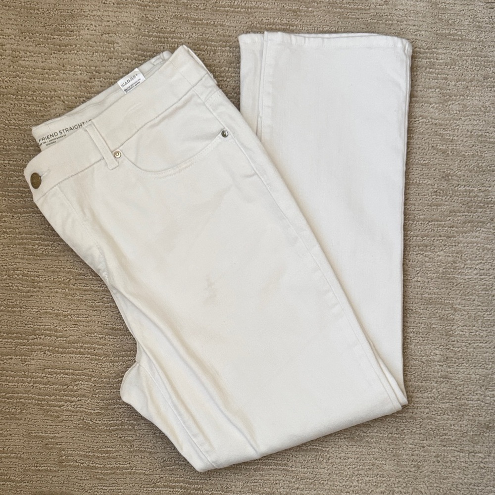 Chico's Off-White Straight Leg Jeans